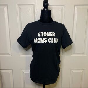 Stoner Moms Club Black Graphic Tee